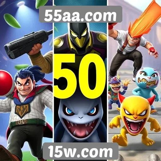 Análise de jogos populares no site 55aa.com